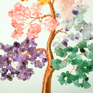 New Designed Crystal Money <b>Tree</b> Handmade Natural Chakra Stones Crystal <b>Tree</b> of Life for Decoration - Product Image 3