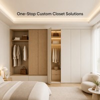Armoire moderne en bois sur mesure, système de dressing intelligent mural italien, placard en chêne, meuble de rangement en bois