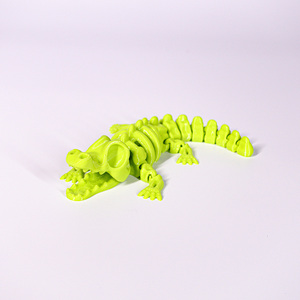 Cocodrilo Articulado Impreso en 3D con Articulaciones Flexibles y Móviles, Juguete Antiestrés, Modelo Animal Realista, Venta al Por Mayor - Product Image 2