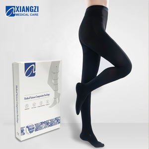Cao Eo <span class=keywords><strong>20</strong></span>-30 <span class=keywords><strong>Mmhg</strong></span> Tốt Nghiệp Nén Vớ Pantyhose Nhiệt Spandex Chất Liệu Cho Giãn Tĩnh Mạch Phù Ddema DVT Y Tế Sử Dụng - Product Image 4