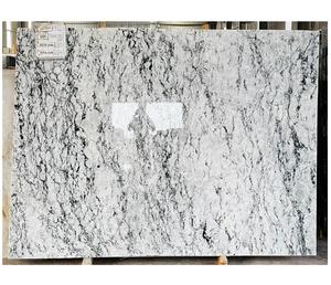 Dalle de pierre naturelle blanche d'Alaska de luxe avec un design moderne, texture blanche pure, durable pour les dessus de table et comptoirs d'hôtel, revêtements de sol - Product Image 1