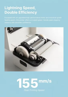 Impresora de Etiquetas Térmicas de Códigos de Barras de 4 Pulgadas con Puerto USB Inalámbrico Directo de 110 mm, Resistente al Agua, para Uso Logístico