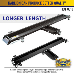 KARLION Support de levage mobile pour <span class=keywords><strong>moto</strong></span> <span class=keywords><strong>Accessoire</strong></span> de réparation de <span class=keywords><strong>garage</strong></span> en acier avec rampes de capacité et roulettes pivotantes - Product Image 3