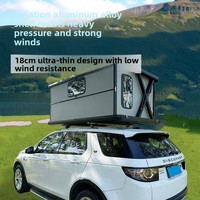 Aluminiumlegierung Hardtop Automatisches Elektrisches Ferngesteuertes Dachzelt für Camping und Outdoor-Abenteuer Geeignet für SUV-Dachzelt