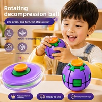 Jeu de société amusant 3D à presser et à faire tourner, gyroscopique créatif de bureau pour événements sociaux et cadeaux anti-stress