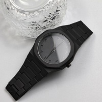 Montre-bracelet de luxe noire pour homme, montre religieuse islamique avec heures de prière Azan pour femme, sans boîte à montre