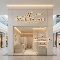Enseigne Lumineuse LED 3D Personnalisée Étanche pour Salon de Maquillage, Extérieur, Place Publique, Supermarché – Affichage Permanent de Marque