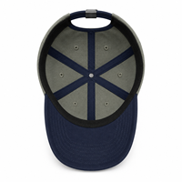 Casquette de baseball personnalisée 100 % coton à 6 panneaux, broderie, ajustée, unie, pour le sport, avec visière incurvée, casquettes et chapeaux réglables
