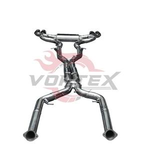 Sistema de Escape Catback Vortex de Acero Inoxidable 304 de 76 mm con Acabado Espejo para X3M X4M F98 2019-2024, Fácil Instalación para Carreras - Product Image 2