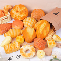 Jouets Squishy en Forme de Pain Assortis, Jouets Souples à Presser, Ensemble de Jouets Anti-Stress pour Boulangerie, Vente en Gros
