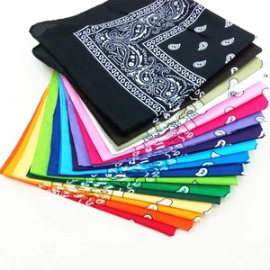 Bandana en coton unisexe à motif paisley, foulard carré, bandeau, pour le cyclisme en plein air, hip-hop, enveloppe de cheveux, mouchoir - Product Image 3