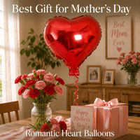 50 Ballons Cœur en Aluminium de 18 Pouces pour Centres de Table de Mariage, Décoration Murale de Fête, Scène et Cadeaux – Fournitures de Fête Globos Ballon