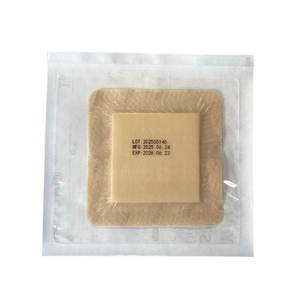 แผ่นแปะแผลโฟมซิลิโคนนิ่มระบายอากาศได้ดีเกรดทางการแพทย์ขนาด10x10ซม. - Product Image 1