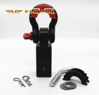 Pièces de remorque tout-terrain, manilles de remorquage 3/4" 4,75t en acier au carbone type US avec goupille à vis pour applications minières