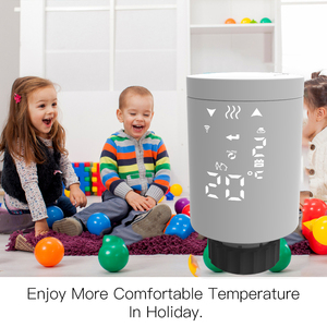 ZigBee Smart Home WiFi Thermostat Programmable ABS TRV pour <span class=keywords><strong>radiateur</strong></span> chauffage pour appartement et entrepôt pièces de chauffage au sol - Product Image 4