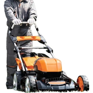 Cortacésped industrial de un solo cilindro, 4 tiempos, a gasolina, inalámbrico, de empuje manual, con caja recolectora de césped de 45L y 3.5HP - Product Image 4