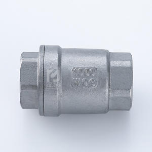 วาล์วตรวจสอบเกลียวในแนวตั้ง H12 โครงสร้างลูกบอลสแตนเลส 304 สำหรับน้ำมันและก๊าซ แบบยกเกลียวในทางเดียว H12W-16P - Product Image 2