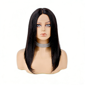 Perruque à base de dentelle française légère et superposée, haute densité, avec racine naturelle pré-épilée, mèches de cheveux de bébé de couleur mixte, transparente, 30 pouces de long, cheveux Remy lâches - Product Image 2