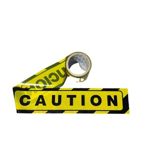 Cinta de Advertencia Peligo de 75 mm x 300 m, No Adhesiva, Impermeable, Barrera de Seguridad de Alta Visibilidad - Product Image 1