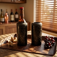 Pince à canettes universelle Unisweet Classic Ice Can Cola Can Tongs, compatible avec toutes les canettes standard de 12 oz et les canettes SlimSize, en acier inoxydable à double paroi isolé.
