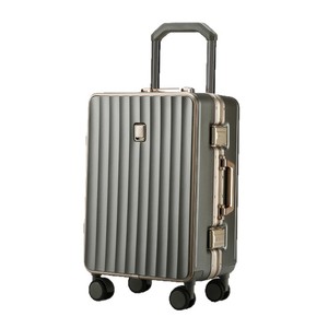 <b>Medium</b> Width Handle Luggage Large Capacity Aluminum Frame Trolley <b>Case</b> Universal Wheels Leisure Travel Suitcase - Product Image 5