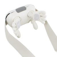Masseur de nuque et d'épaules Shiatsu à pétrissage avec poignée ergonomique intégrale, rechargeable USB-C, pour les trapèzes, avec fonction chauffante