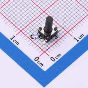 TS-1109S26090 Tactile Switch Switch Single Pole Single Throw Round Button 2.6N 9mm - Product Image 1