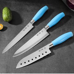 Cuchillo de <span class=keywords><strong>Chef</strong></span> japonés de 7 pulgadas, cuchillo santoku ergonómico de acero inoxidable 3cr13 con mango de PP, <span class=keywords><strong>precio</strong></span> al por mayor - Product Image 4
