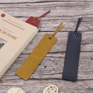 Custom PU Leather Book Page Marker <b>Retro</b> Bookmark Book Clip Promotion <b>Gift</b> for Customer - Product Image 2