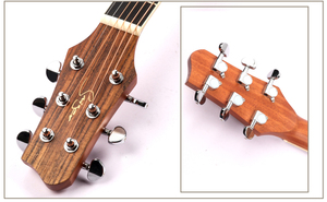 Smiger-cuerdas de acero de cuerpo de nogal, <span class=keywords><strong>guitarra</strong></span> eléctrica acústica, 41 pulgadas, alta calidad, gran oferta - Product Image 4