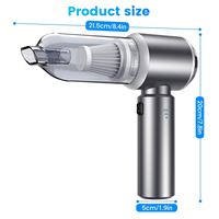 Aspirateur de voiture sans fil portable tapis portable et outil de nettoyage de bureau avec ventilateur pour usage domestique technologie de nettoyage à sec