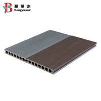 Usine directe Wpc Grain de bois Decking Co Extrusion Deux-en-un Bois Composite Decking