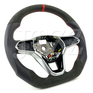 2020 2021 2022 2023 2024 para Volkswagen <span class=keywords><strong>Golf</strong></span> <span class=keywords><strong>GTI</strong></span> MK8 volante de fibra de carbono deportivo mejorado <span class=keywords><strong>Interior</strong></span> automotriz - Product Image 2