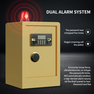 Mini Çelik Güvenlik Kasası Elektronik Dijital Kilit Anahtarlı ve Şifreli Ev Ofis Otel Özel Boyut Malezya Endonezya - Product Image 3