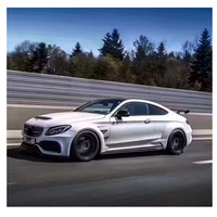 2014-2019 Classe C W205 C260 C300 C43 C63 AMG Coupé 2 portes 4 portes Kit de garde-boue amélioré pour Mercedes-Benz