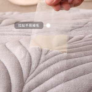 Milk <b>Velvet</b> <b>Sofa</b> Cushion Pad Type Quilted Non Slip Machine Washable Modular <b>Sofa</b> <b>Cover</b> Solid Color Warm Seat Backrest Protector - Product Image 5