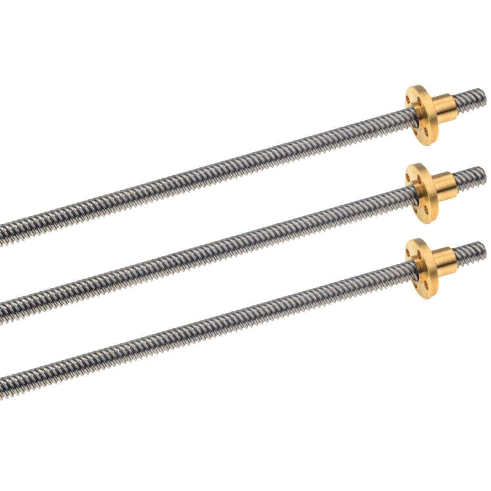 T10 - T30 Flangia Sinistra Dado Trapezoidale ACME Azionamento Macchina