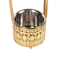 Accessoires de chicha en métal de haute qualité, incluant des paniers à charbon ajourés, des paniers à charbon et des coupelles à charbon