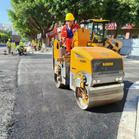 Rouleau compresseur vibrant à un seul tambour STORIKE SDBM 2 tonnes, pour travaux lourds, pour routes en asphalte, BM2000