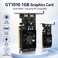 Tarjeta Gráfica de Bajo Perfil GT1010 de 1GB, Compatible con Kylin UOS, Loongson, FT, CPU AMD, Xinchuang, GPU para PC de Oficina