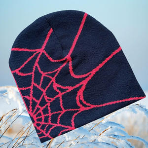 หมวกถักสำหรับฤดูใบไม้ร่วงและฤดูหนาวหมวกผ้าแจ็คการ์ดให้ความอบอุ่นระบายอากาศได้ดีหมวกบีนนี่ขาย<span class=keywords><strong>ส</strong></span>่ง - Product Image 4