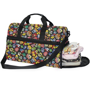 Custom Logo Travel Equipment Unisex Multi-function Water Resistant Gym Bag Duffel Bag Sport Overnight Bag - Product Image 2