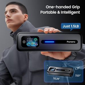 <span class=keywords><strong>Imprimante</strong></span> portable A4 Phomemo M832D 300 DPI, <span class=keywords><strong>imprimante</strong></span> mobile sans fil à écran tactile pour documents de bureau, sans encre et pour les voyages - Product Image 6
