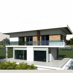Diseño personalizado de estructura de acero de 2 piso prefabricado casa de <span class=keywords><strong>playa</strong></span> Villa - Product Image 1