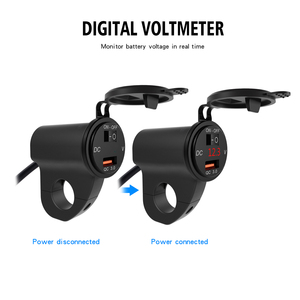 Chargeur de téléphone pour moto, chargeur USB pour moto QC3.0 avec interrupteur marche/arrêt - Product Image 4