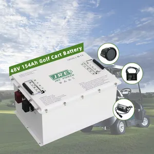 48v 150ah 154ah lifepo4 batterie wiederauf ladbare lithium batterie bis zu 6000 cyacles perfekt für eago club auto yahama golf cart ev