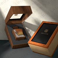 Boîte d'emballage de parfum de cadeau de lucarne ouverte transparente boîte de parfum de luxe avec la bouteille de parfum
