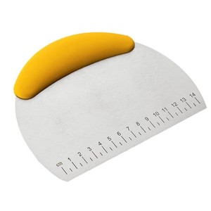 เครื่องตัดแป้งสแตนเลสพร้อมสเกลวัด ปรับระดับได้ พื้นผิวกันติด สำหรับทำขนมปัง อุปกรณ์ทำขนมในครัว - Product Image 2