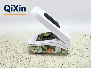 Coupe-légumes <span class=keywords><strong>manuel</strong></span> multifonction 6-en-1 - Mini-outil de cuisine en acier inoxydable pour hacher fruits et légumes, personnalisable OEM - Product Image 6