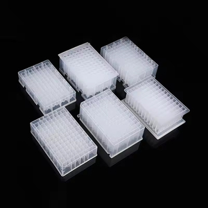 แผ่นไมโครเพลทแบบหลุมกลม 24 48 96 384 หลุม สำหรับจัดเก็บสารในหลุมแบบลึก - Product Image 2